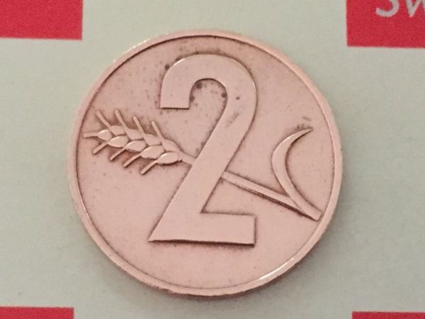Tutti le monete: 2 Rappen 1970 -vz – Usato da Elsau venduto da herbybay 1