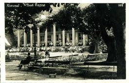 Bad Ragaz - Kursaal Garten belebt + 1931
