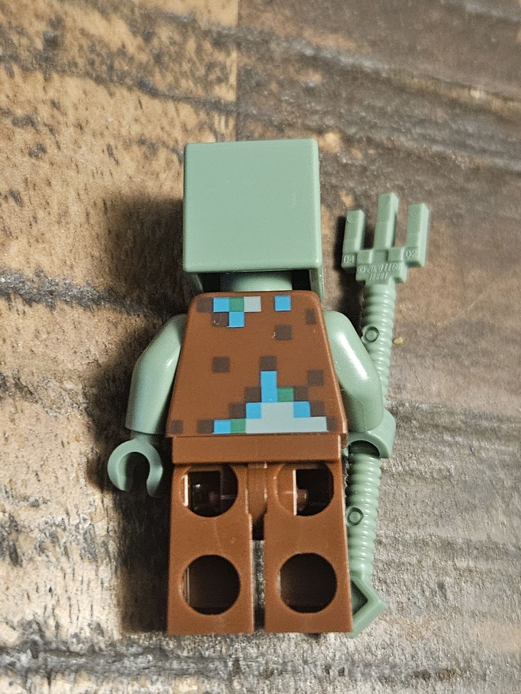 Lego Kit di costruzioni: lego figurine minecraft min088 Drowned Zombie – Usato da Confignon venduto da Ecrofigs 1