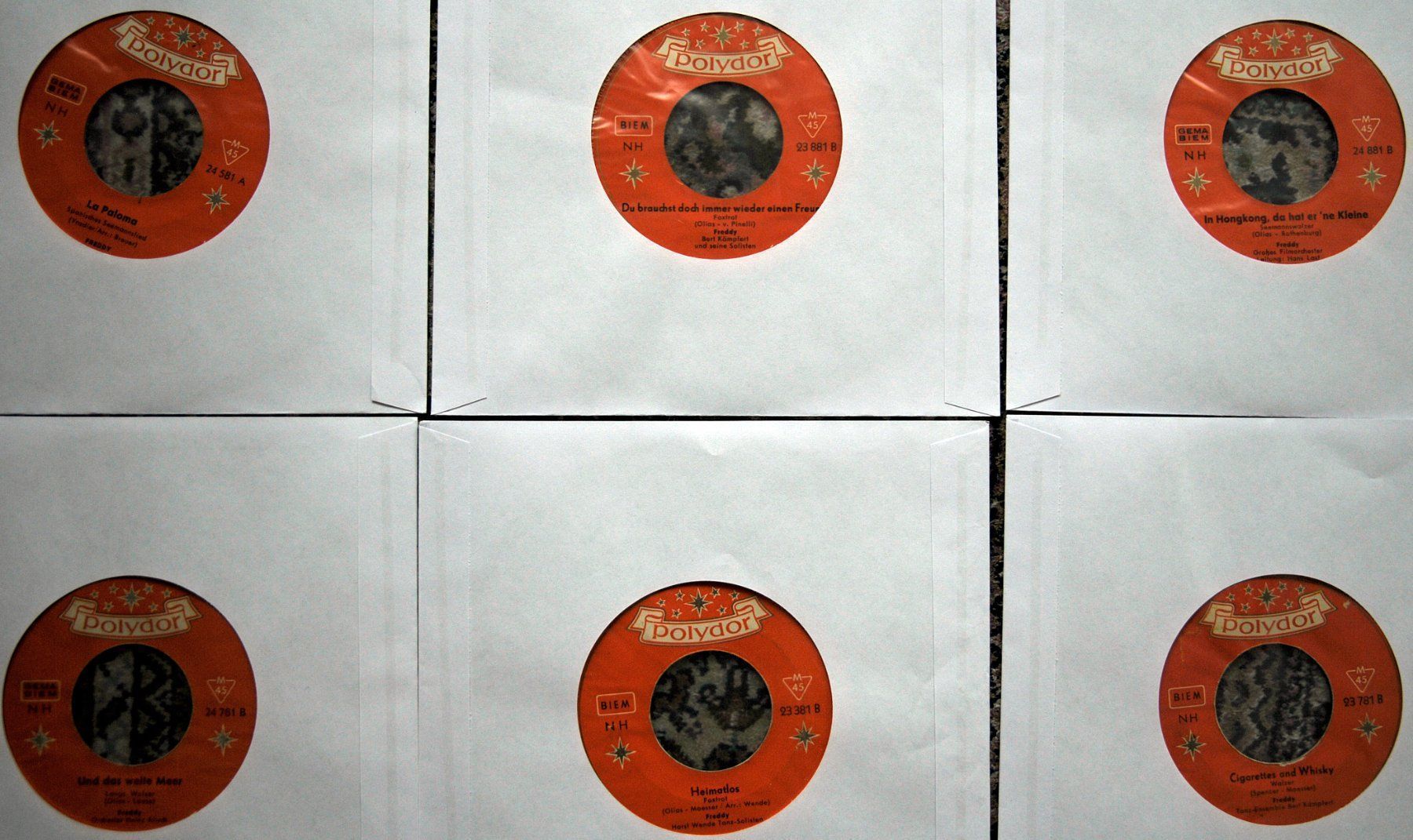 Dischi in vinile: FREDDY QUINN POLYDOR 28 SINGLES SAMMLUNG – Usato da Unterseen venduto da vinylmore 4