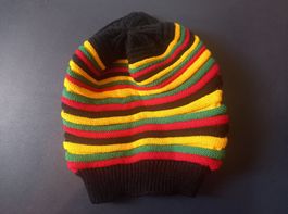 3x Strickmütze Rasta Reggae Stil - Bonnet Tricot Style Rasta