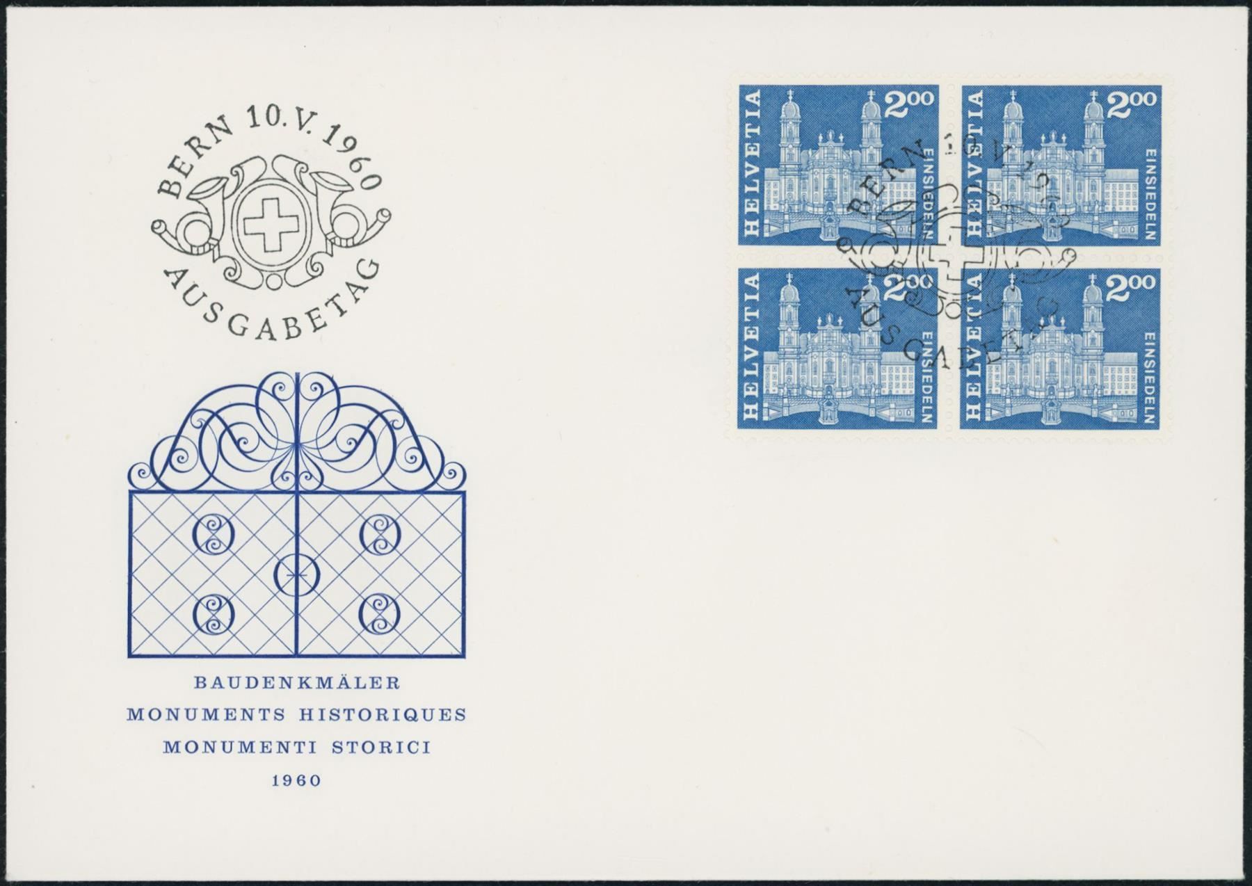 Alle Briefmarken: 1960 - Dauermarken - Ersttagsbrief U4 – Gebraucht aus Schindellegi von leecollect