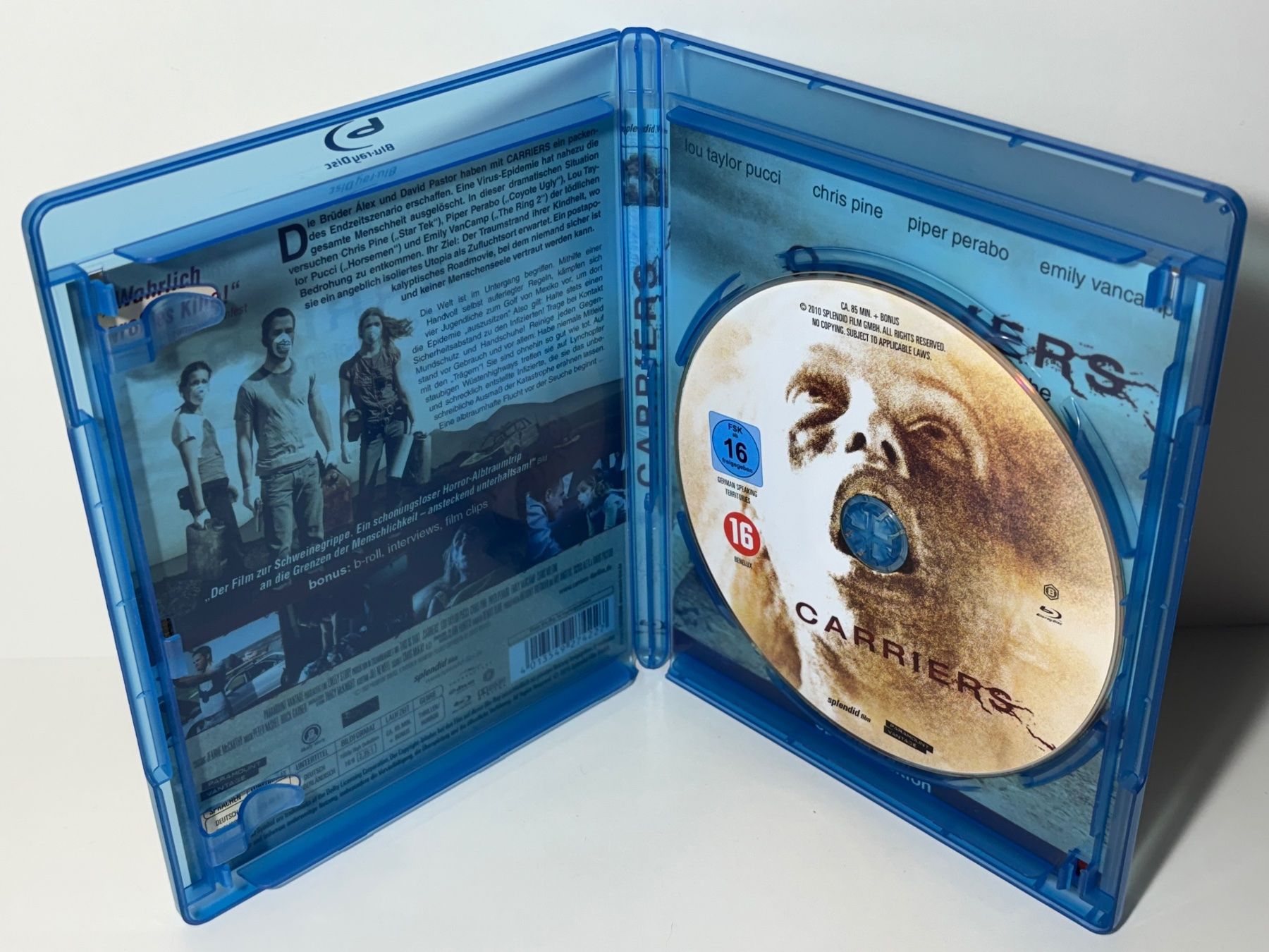 Tutti i DVDs: Carriers Blu Ray – Usato da Wilderswil venduto da Sstriker 2