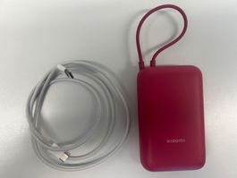 Xiaomi Powerbank pink mit Kabel gebraucht KEIN VERSAND