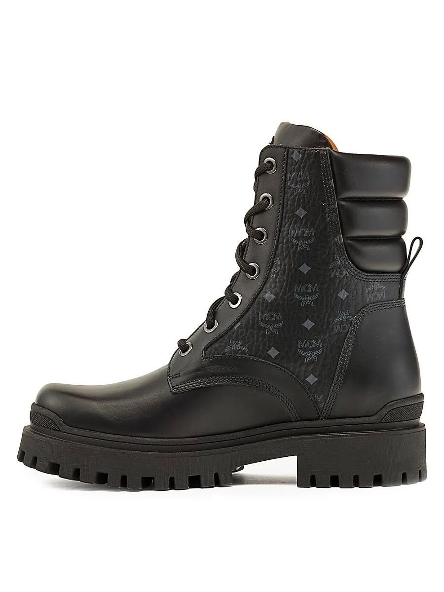 Mcm Scarpe da uomo: MCM Visetos Boots in Calf Leather Gr. 41 – Nuovo (secondo la descrizione) da Zürich venduto da han_pz5r 4