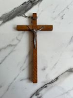 Crucifix en bois - Inri - Vintage