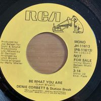 Denie Corbett & Station Break - Be What You Are / US-Promo