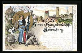 Litho Ganzsache PP27C51 /01: Ravensburg,