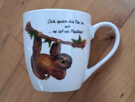 Witzige Jumbo Tasse Faultier von Boltze Home (400ml)