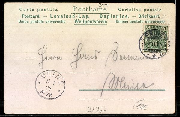 Cartoline postali: Litho Gruss vom Schützenfest, Leierkast – Usato da Berlin venduto da bartko-reher 1