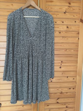 MNG Sommerkleid im Leo-Print, Grösse M
