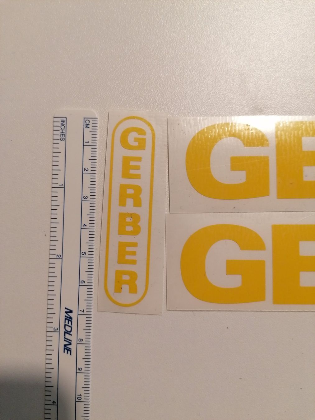 Gerber Pezzi di ricambio: Gerber Sticker Set gelb – Nuovo (secondo la descrizione) da Unterentfelden venduto da xilo01 2