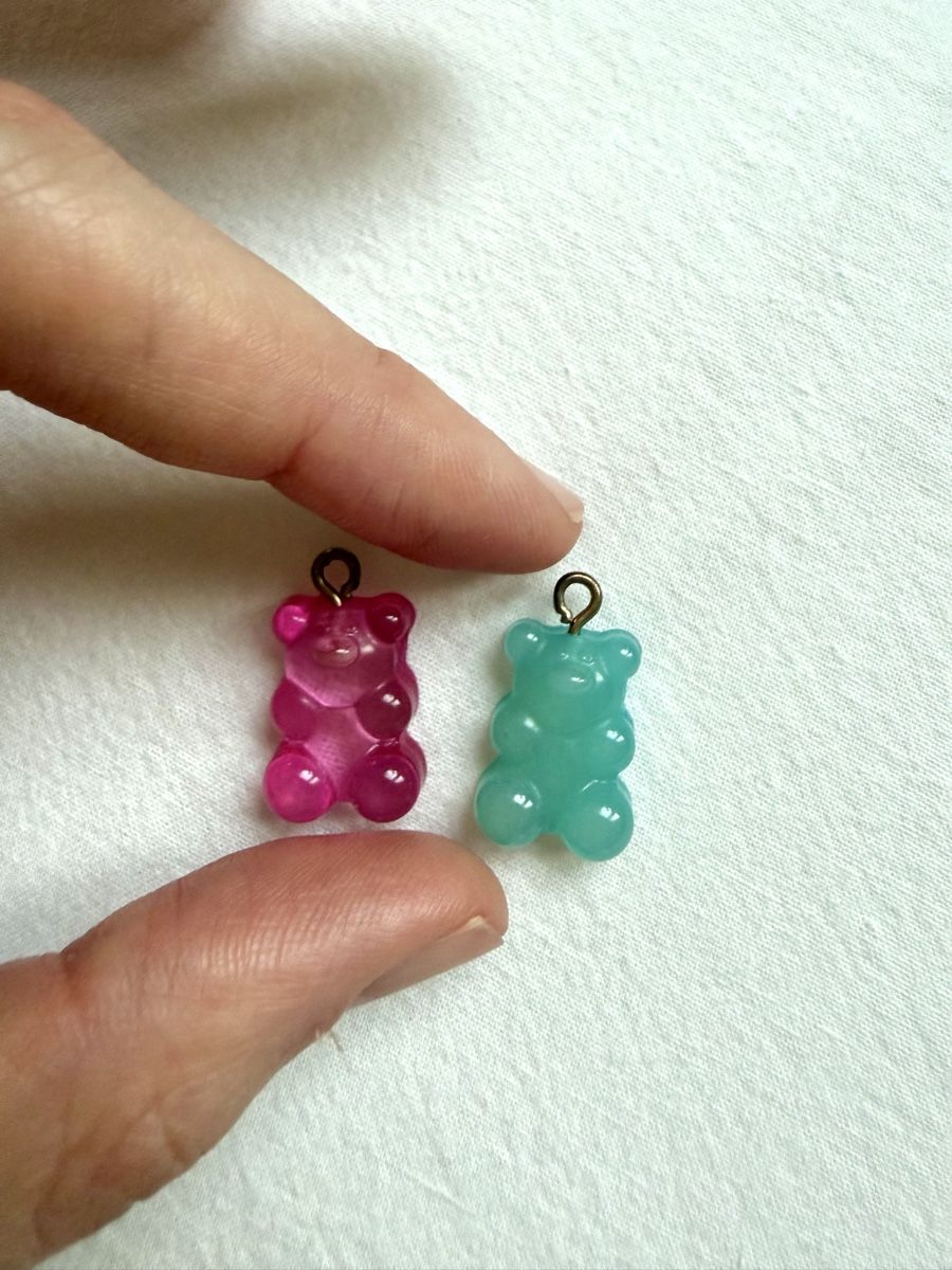 Catenine: 2 Mini-Gummibärchen Charms / Anhänger – Nuovo (secondo la descrizione) da Zürich venduto da ei_8006 1