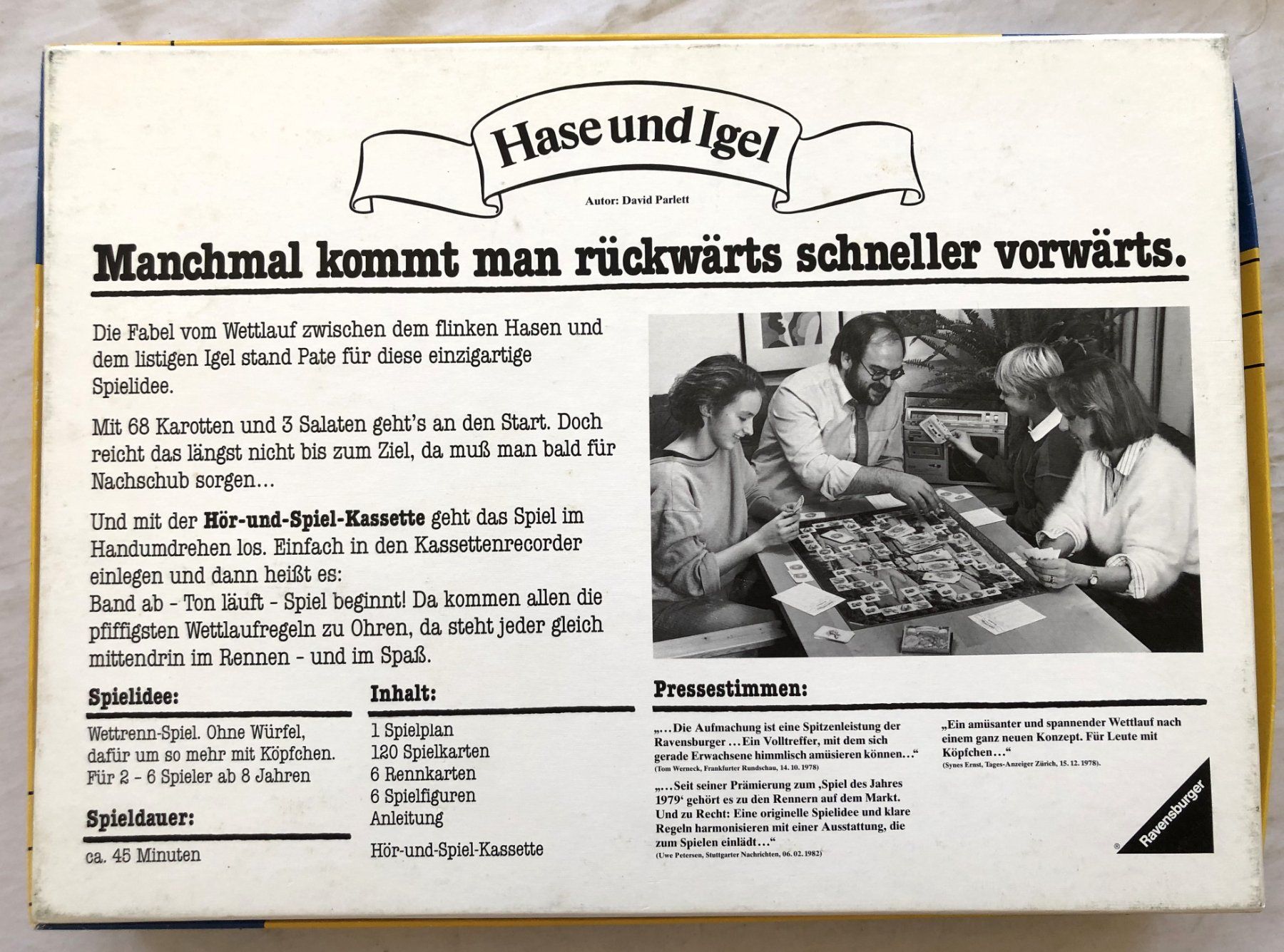 Ravensburger Spiele: Hase und Igel - Ravensburger Spiel - 1985 – Gebraucht aus Schaffhausen von durruti 5