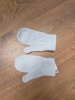 Baby Stoff Handschuhe Fäustlinge Gr. 68/98 hellgrün