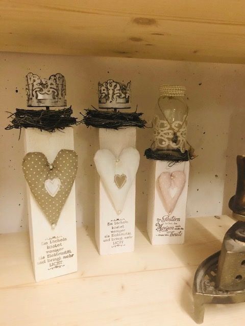 Portacandele: Kerzenständer und Blumenvase auf Holz – Nuovo (secondo la descrizione) da Fällanden venduto da LetiRobi 1