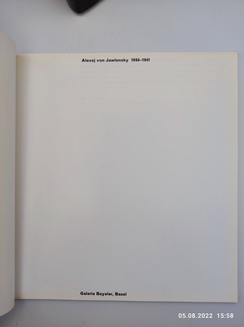 Livres: ALEXEJ JAWLENSKY – D'occasion à Goldach par Gaip 9