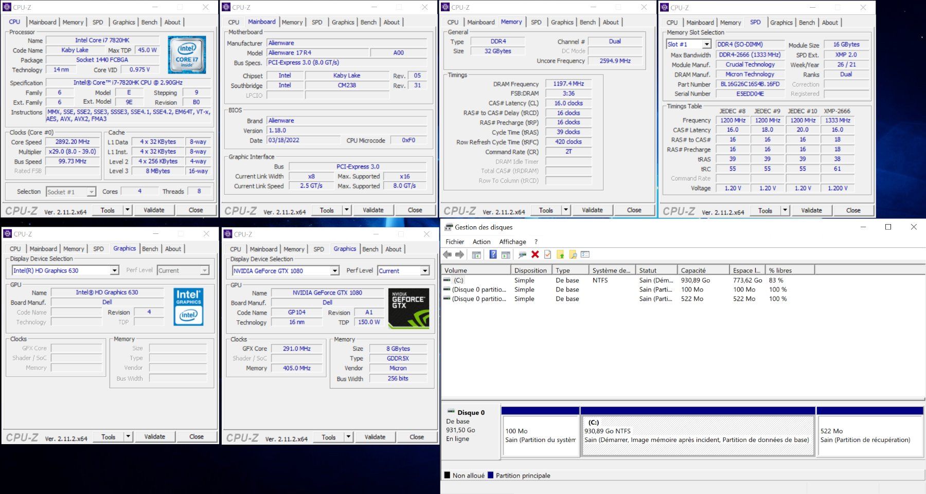 Alienware PCs: Alienware 17 R4 – Gebraucht aus Dorénaz von  6
