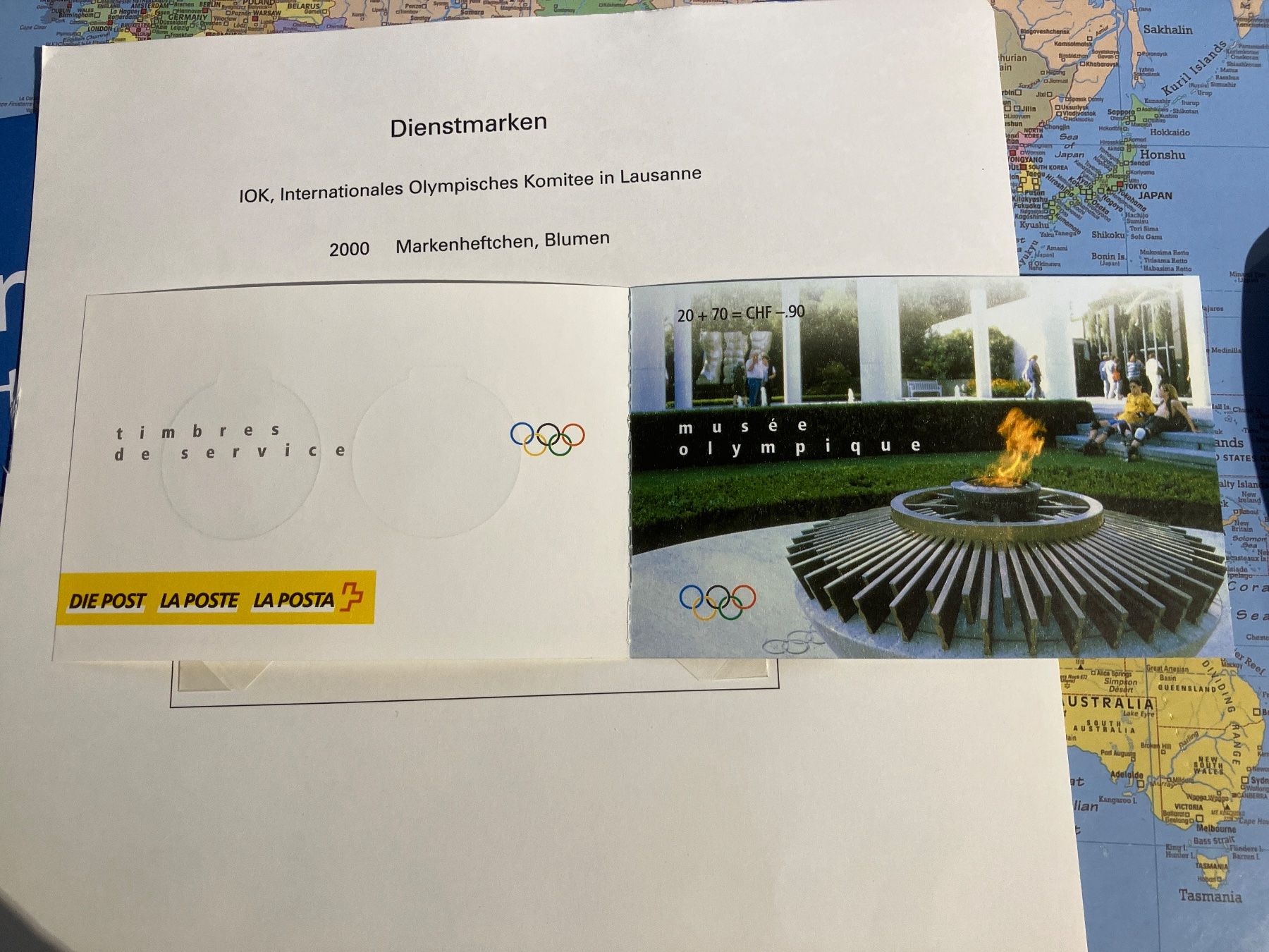 Tutti i francobolli: Olympisches Komitee 2000 – Usato da Cunter venduto da Bicasi58 1