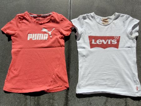 PUMA + LEVI'S T-SHIRT DUO Set (2 Stück = 1 Preis)