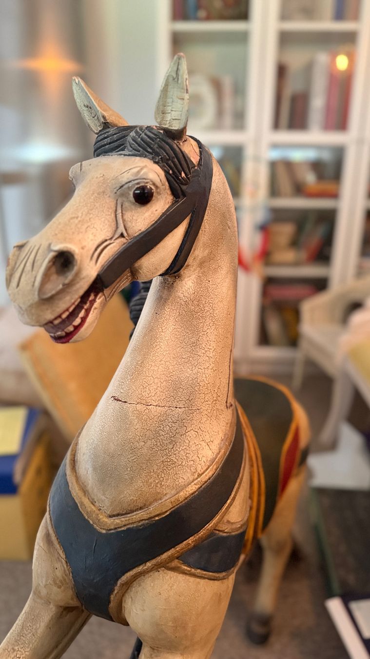 Skulpturen & Statuen: Cheval de manège – Gebraucht aus La rippe von 51ricard 1