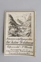 Die Julier Poststrasse - Karte 1 : 75 000 mit Erläuterungen