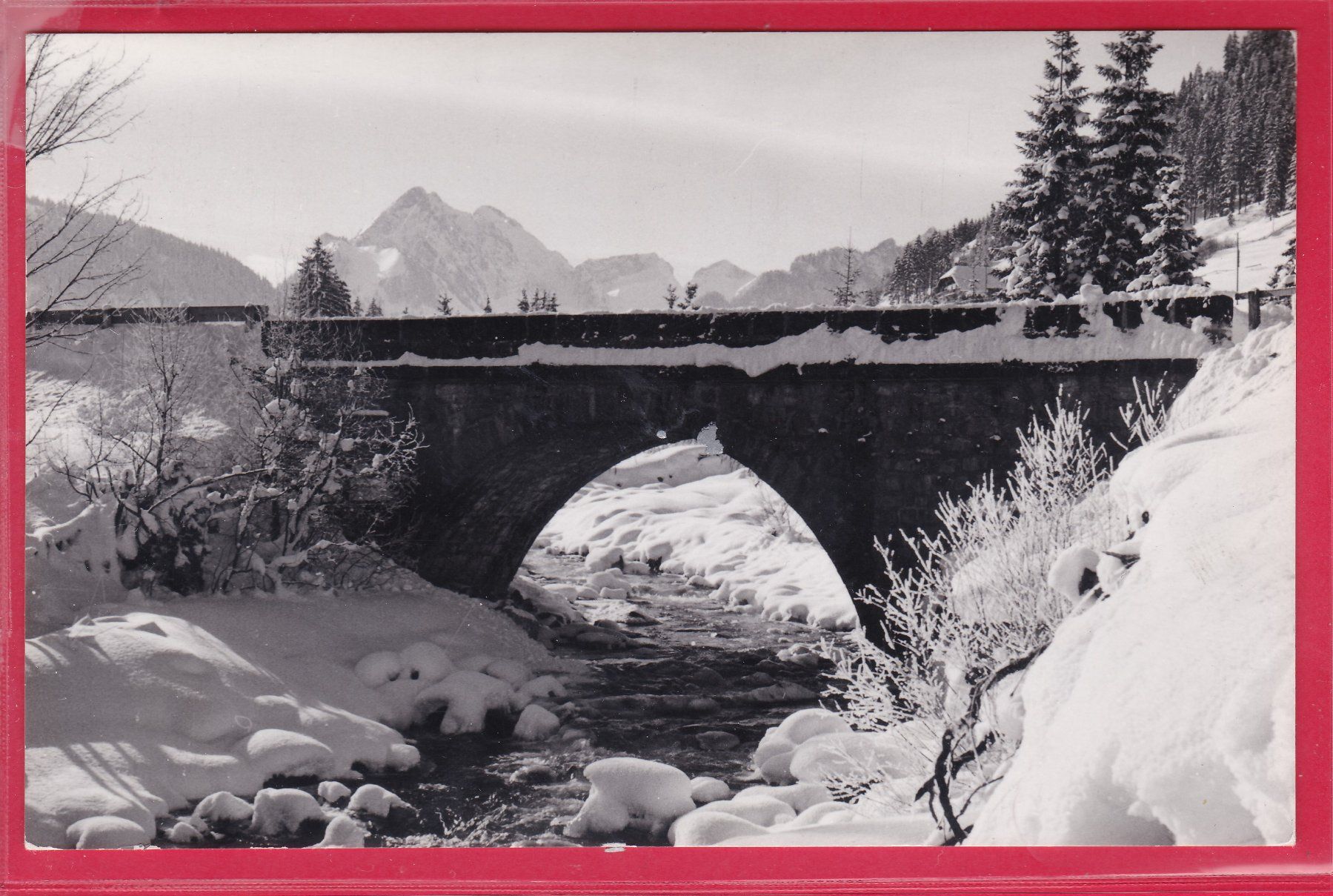 Cartoline postali: SCHWARZSEE - LAC NOIR 1050m, 18.2.1964 – Usato da Oberrieden venduto da Gebirgsstelze