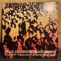 Dalla De Gregori Monti Venditti Dal Vivo -Bologna  1974 VG++
