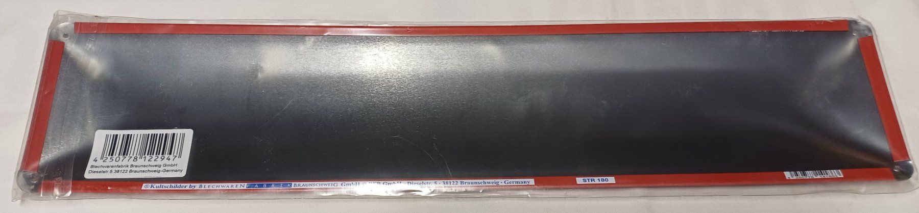Insegne: Metalltafel "Echte Männer sind bei der Feuerwehr" – Nuovo e nell'imballaggio originale da Zürich venduto da FirefighterZH_118 1