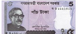 Bangladesch 5 Taka 2022 P-64a UNZ