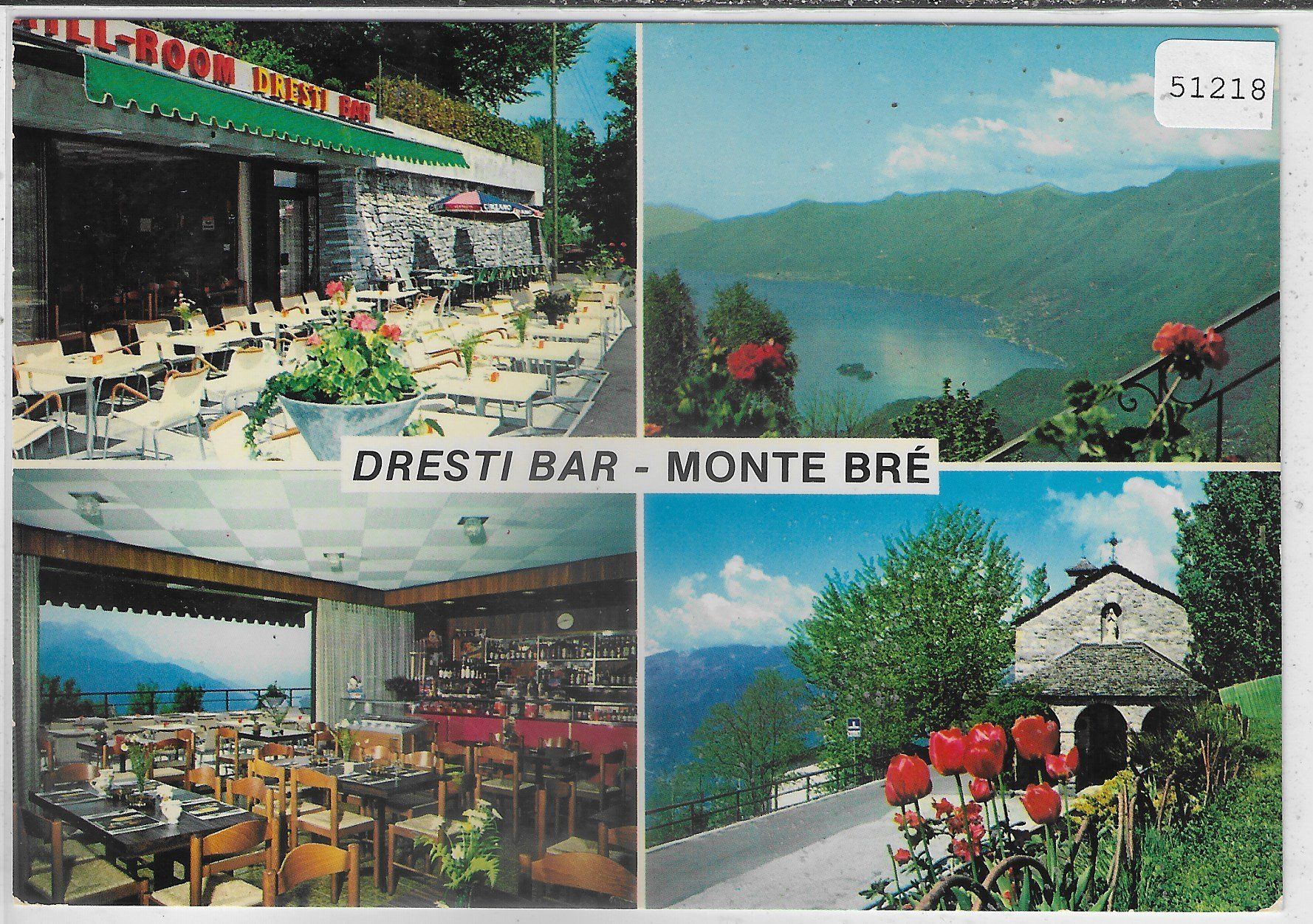 Cartes postales: Dresti Bar - Monte Bre - Locarno – D'occasion à Ettingen par Kartenplanet