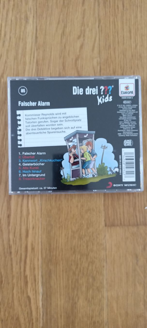 Audiolibri: Die 3 Fragezeichen (85) Falscher Alarm – Usato da Kriens venduto da San74 1