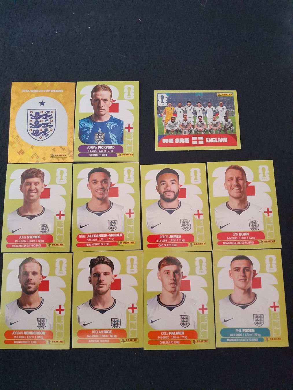 Panini Sammelbilder & Trading cards: 11× ENG panini 2026 – Neu (gemäss Beschreibung) aus oekingen von beauty1964