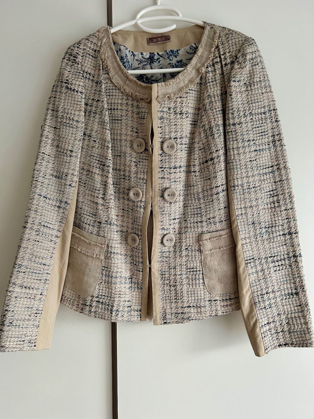 Jacken: Modischer cooler Blazer in Leinen und Baumwolle – Gebraucht aus Bern von Smile-2707 1