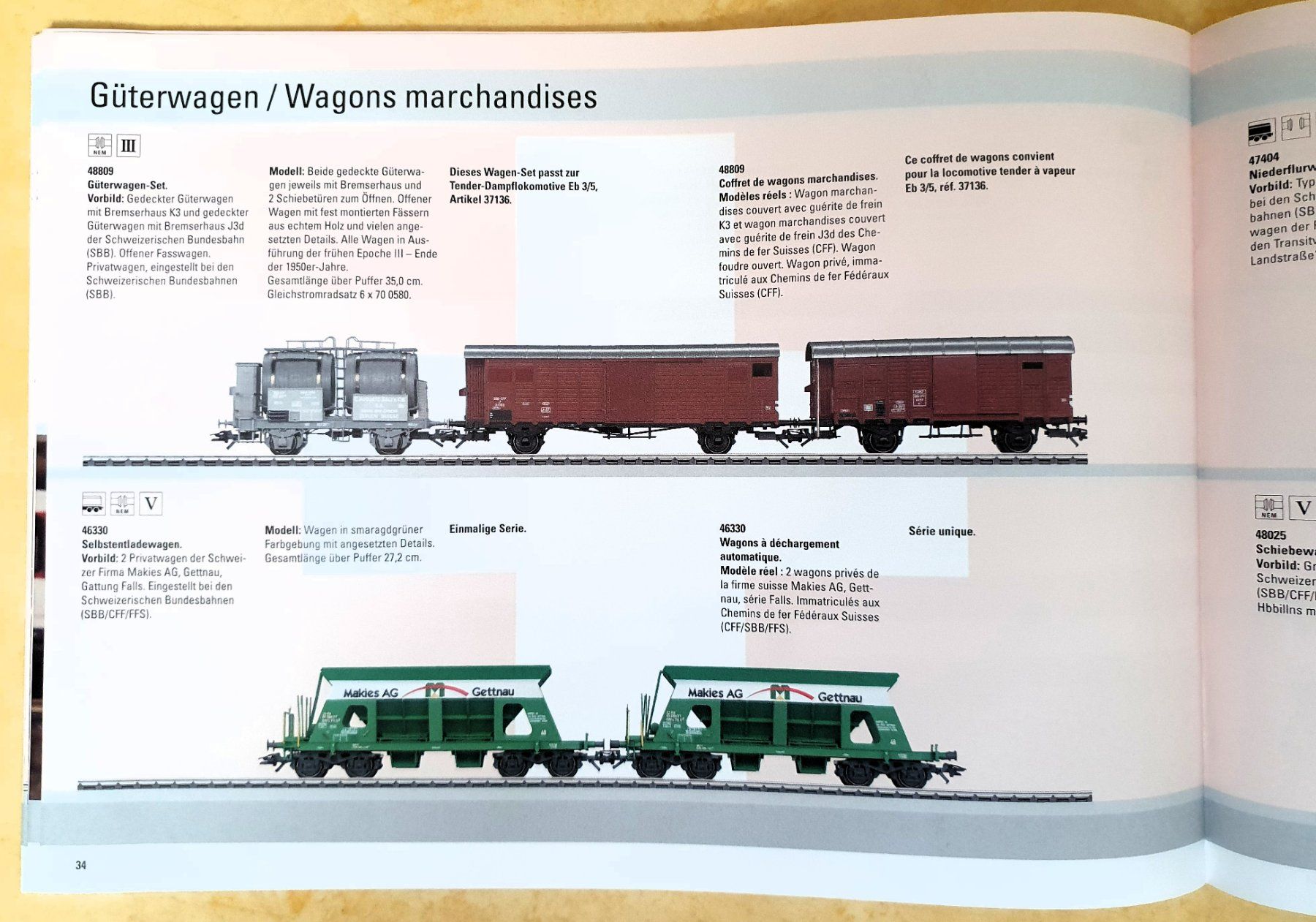 Märklin Modelleisenbahnen: Märklin, Schweizer Programm 2007, Programme Suisse 2007 – Neu (gemäss Beschreibung) aus Martigny von Abm1000 5