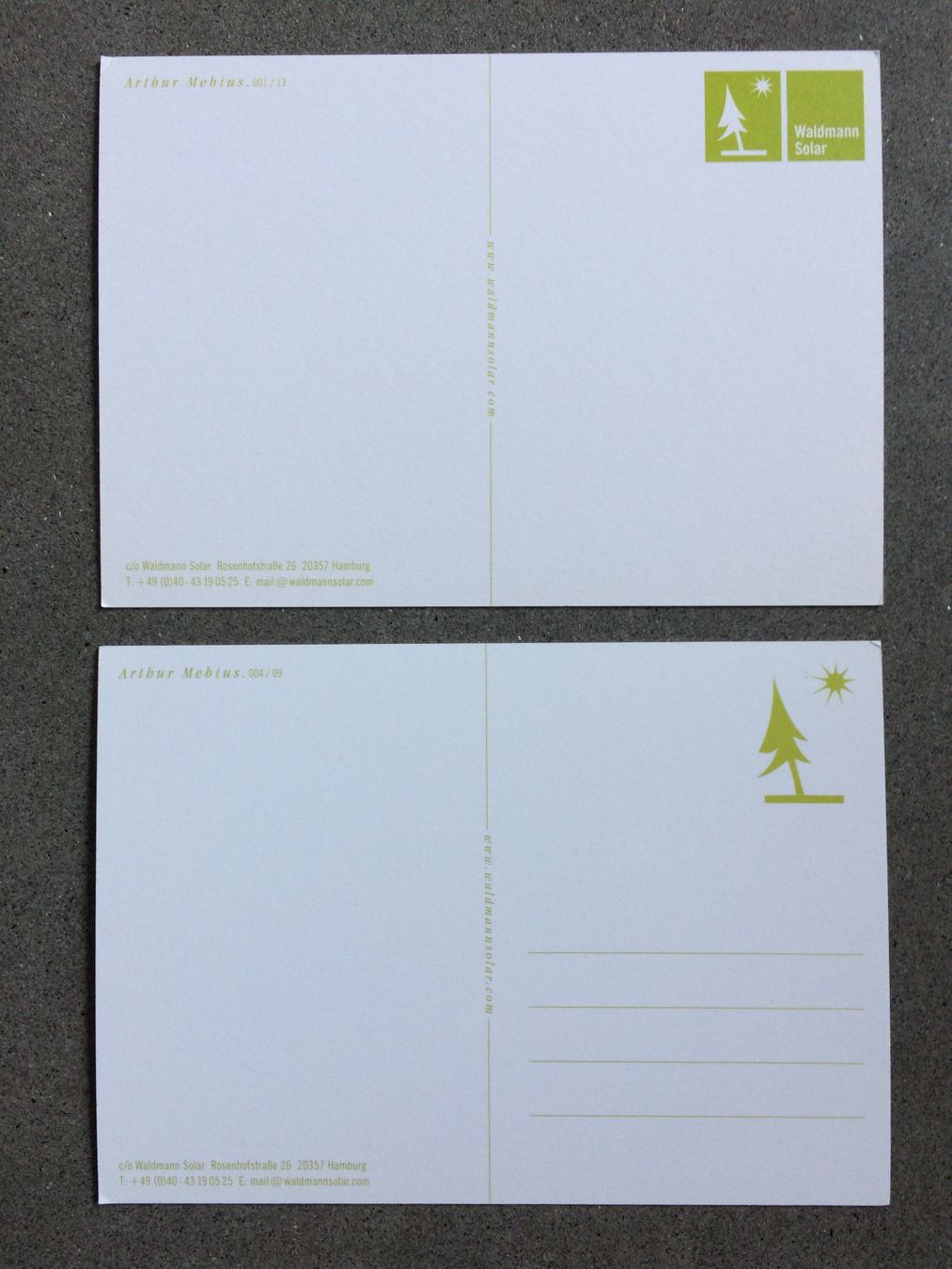 Cartoline postali: Kunstpostkarten von Arthur Mebius – Usato da Zofingen venduto da angito 2