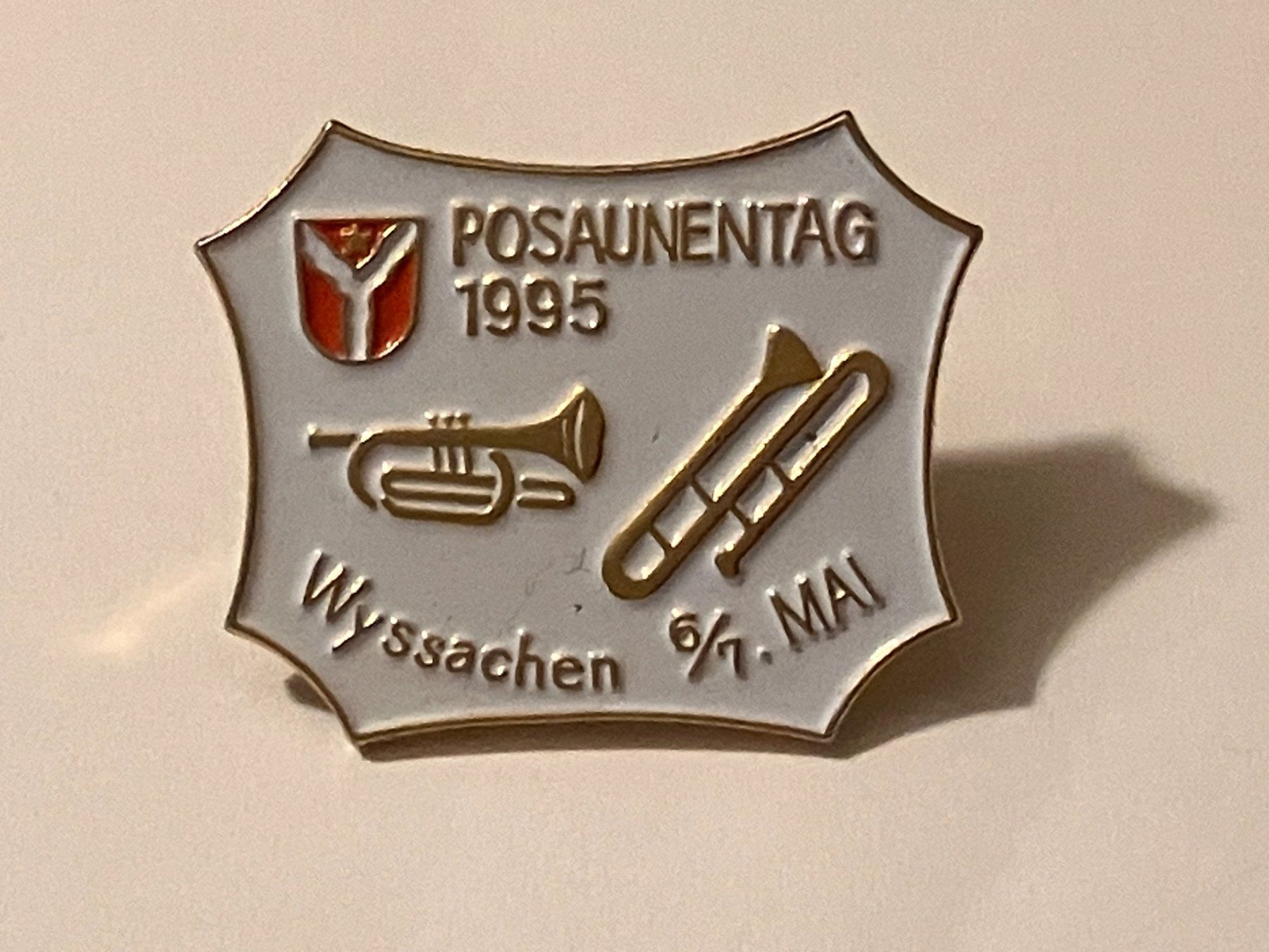 Placchette & Badge: 1 Pin Posaunentag Wyssachen 1995 – Usato da Basel venduto da djwwpp