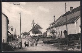 AK Damvant, Blick zur Kirche