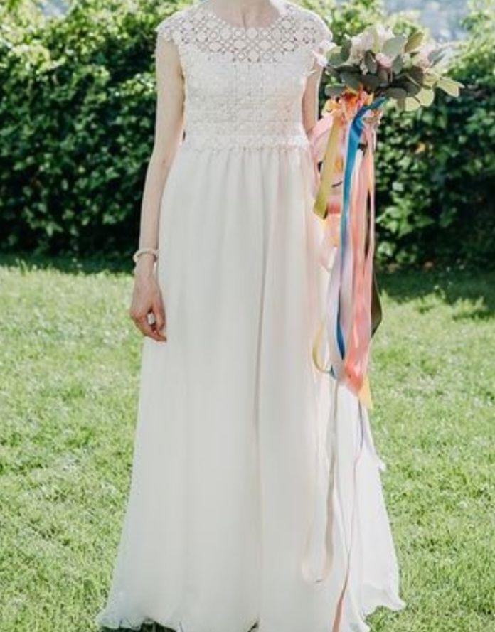 Kleider: wunderschönes Boho Brautkleid Einzelstück sehr hoher Np – Gebraucht aus Wigoltingen von Zuckerfee84