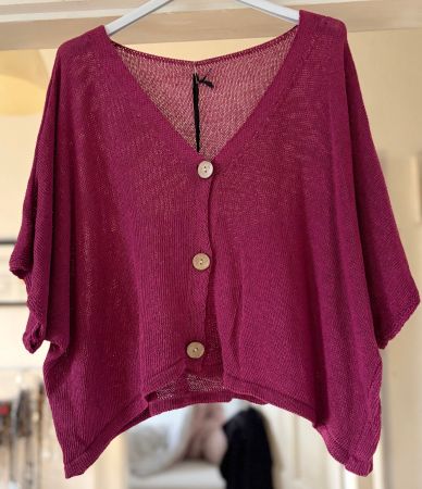 CARDIGAN MIXT COTON! M