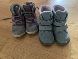 Zwei Paar Marken-Winterschuhe Pepino Gr. 22