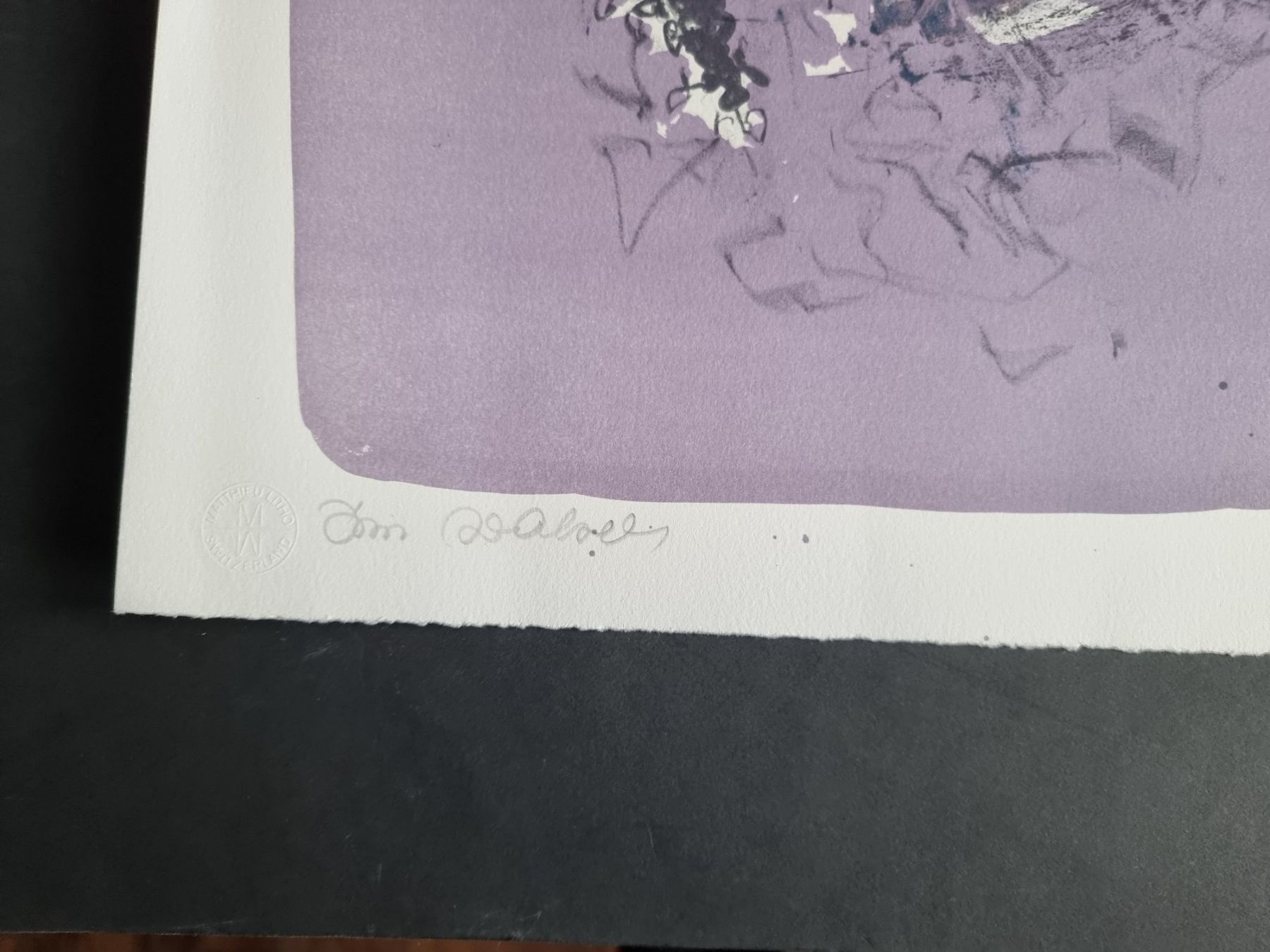 Grafiken & Lithographien: Doris Walser  Blumenstillleben Lithographie handsigniert – Gebraucht aus Gersau von kunst-online 4