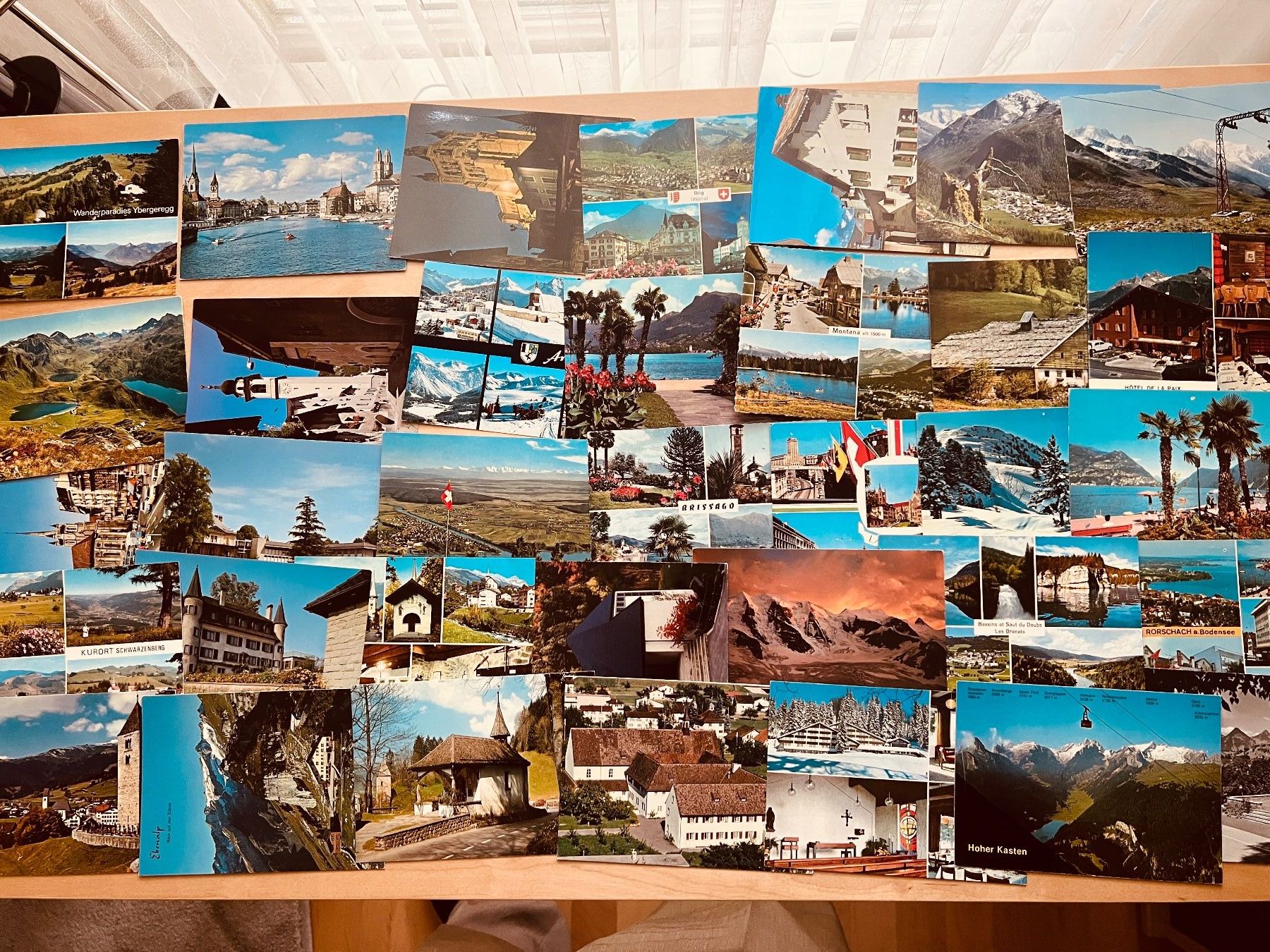 Cartoline postali: Sammlung über 250 Ansichtskarten Schweiz – Usato da Hinwil venduto da Sidi4 3