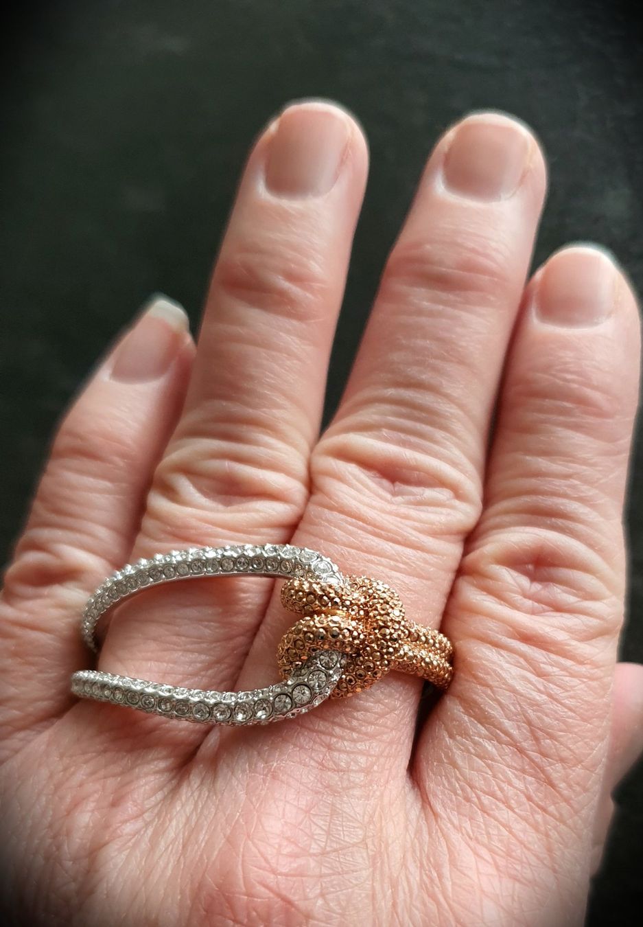 Swarovski Ringe: Elegante Damen Ring, bicolor mit Strass, Grösse 54/55 – Neu (gemäss Beschreibung) aus Zürich von robbie04 2