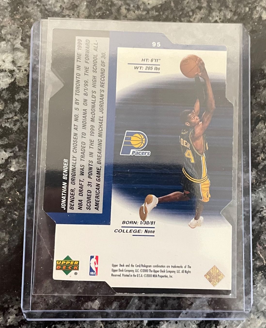 Nba Carte collezionabili: NBA Jonathan Bender Black Diamond Final Cut Rookie Card /50 – Nuovo (secondo la descrizione) da Muttenz venduto da joba23 1