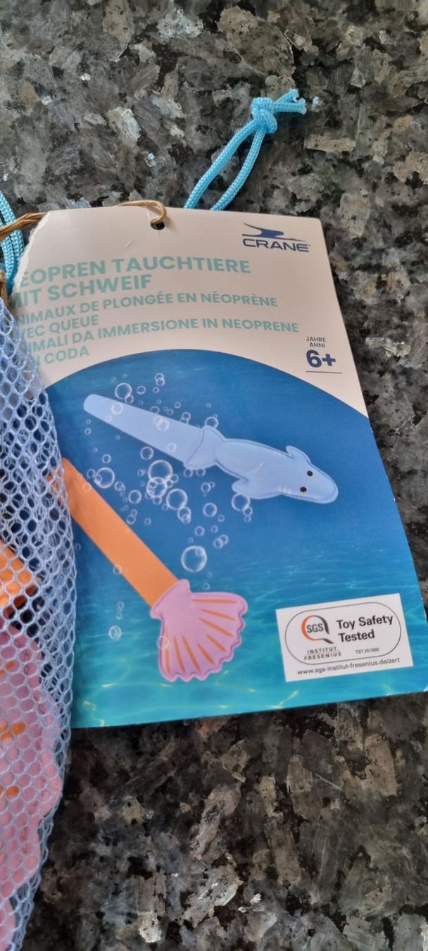 Giochi: Neopren Tauchtier Set mit Schweif neu – Nuovo (secondo la descrizione) da egliswil venduto da Maggy6 1