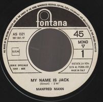 7 " APHRODITE'S CHILD / MANFRED MANN RAIN AND TEARS / MY NAM