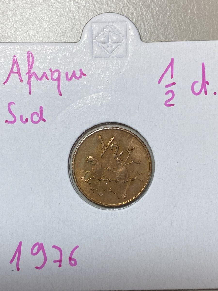 Toutes les monnaies: Afrique du Sud - 1/2 cent - 1976 – D'occasion à Payerne par Mike1682