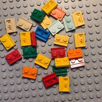 Lego 26x Platten mit Führungsschiene (32028) divers