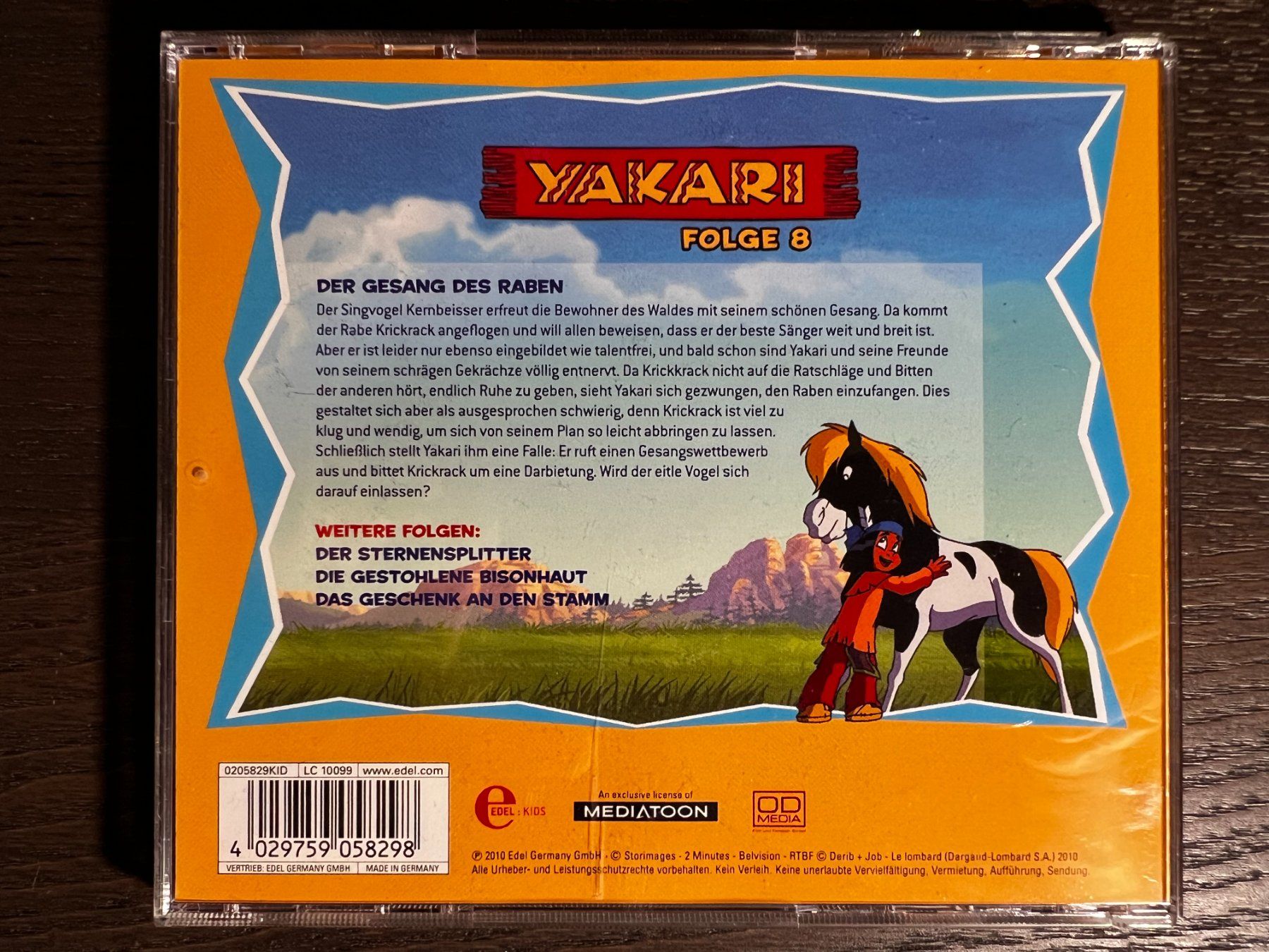 Audiolibri: Yakari Hörspiel Folge 8 – Usato da Zürich venduto da F84 1